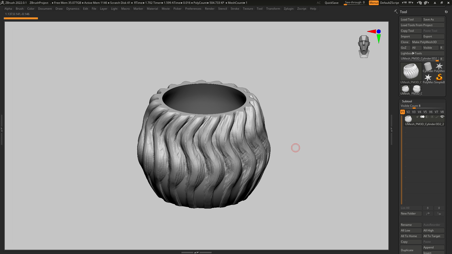 vase 3d print 419  3D print model_4