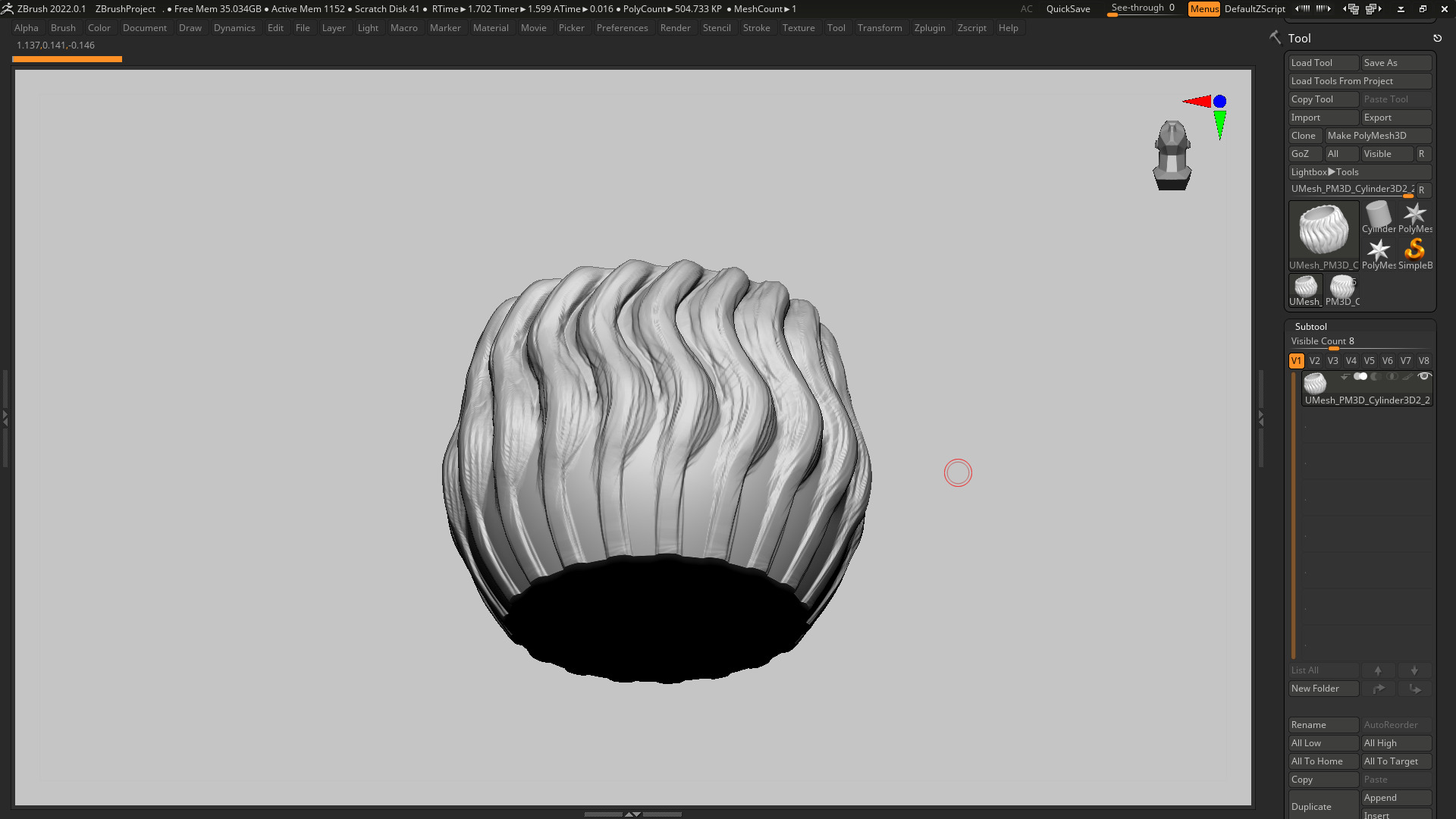 vase 3d print 419  3D print model_6