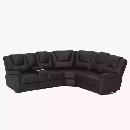  Leather Sectional Sofa Set