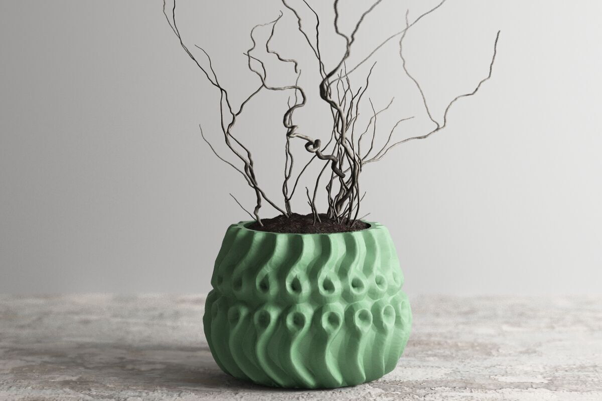 vase 3d print 415  3D print model_2
