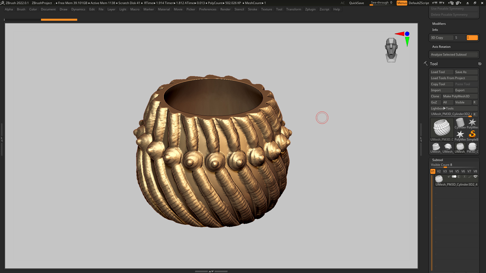 vase 3d print 413  3D print model_7