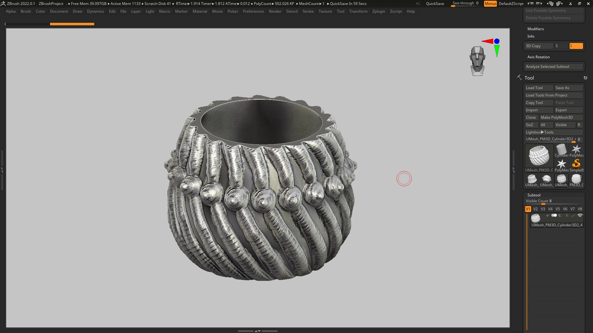 vase 3d print 413  3D print model_6