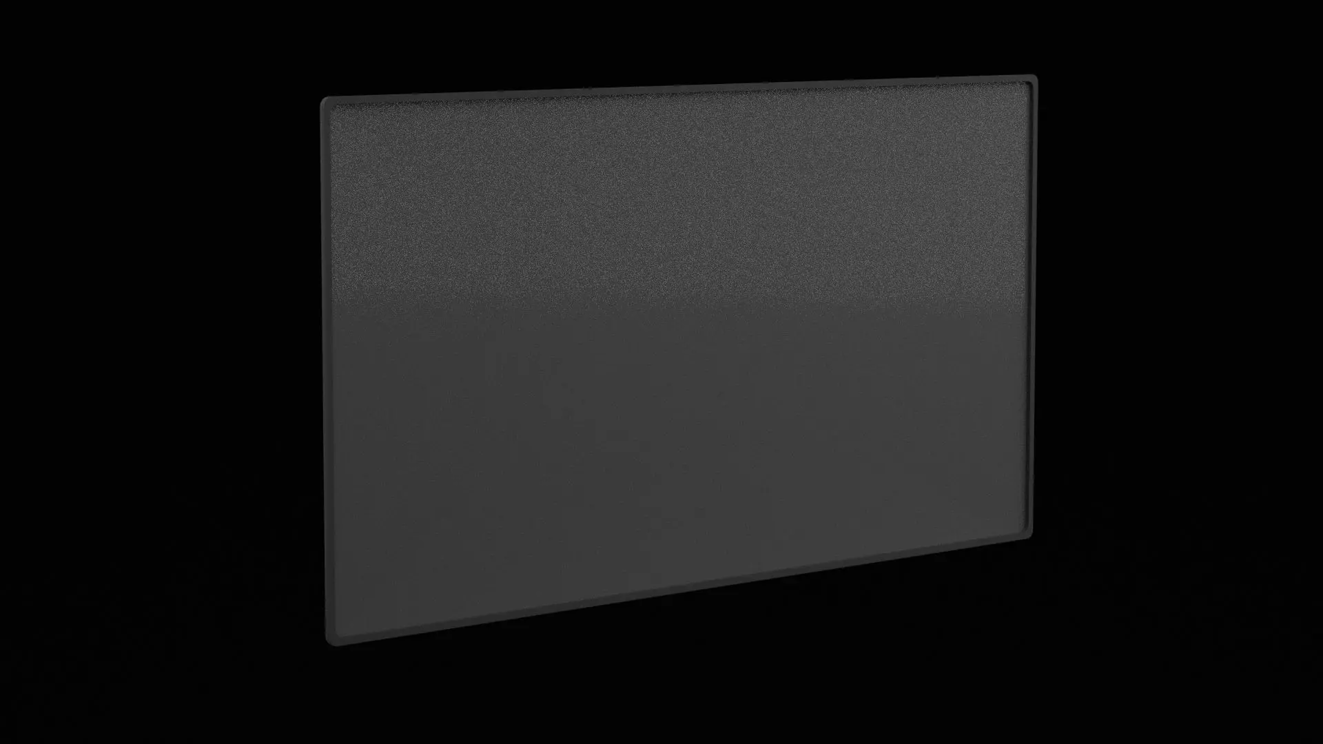 Flat Screen Television Low-poly 3D model_0