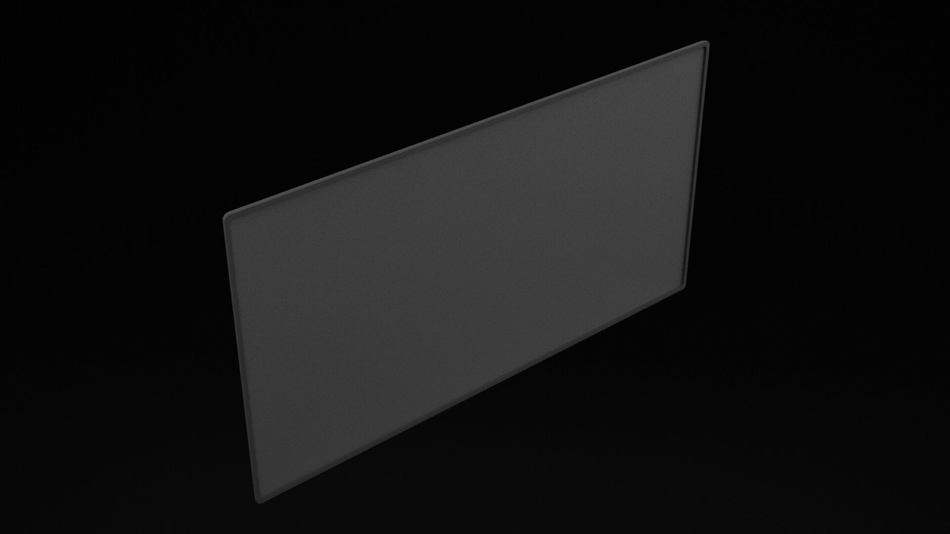 Flat Screen Television Low-poly 3D model_5