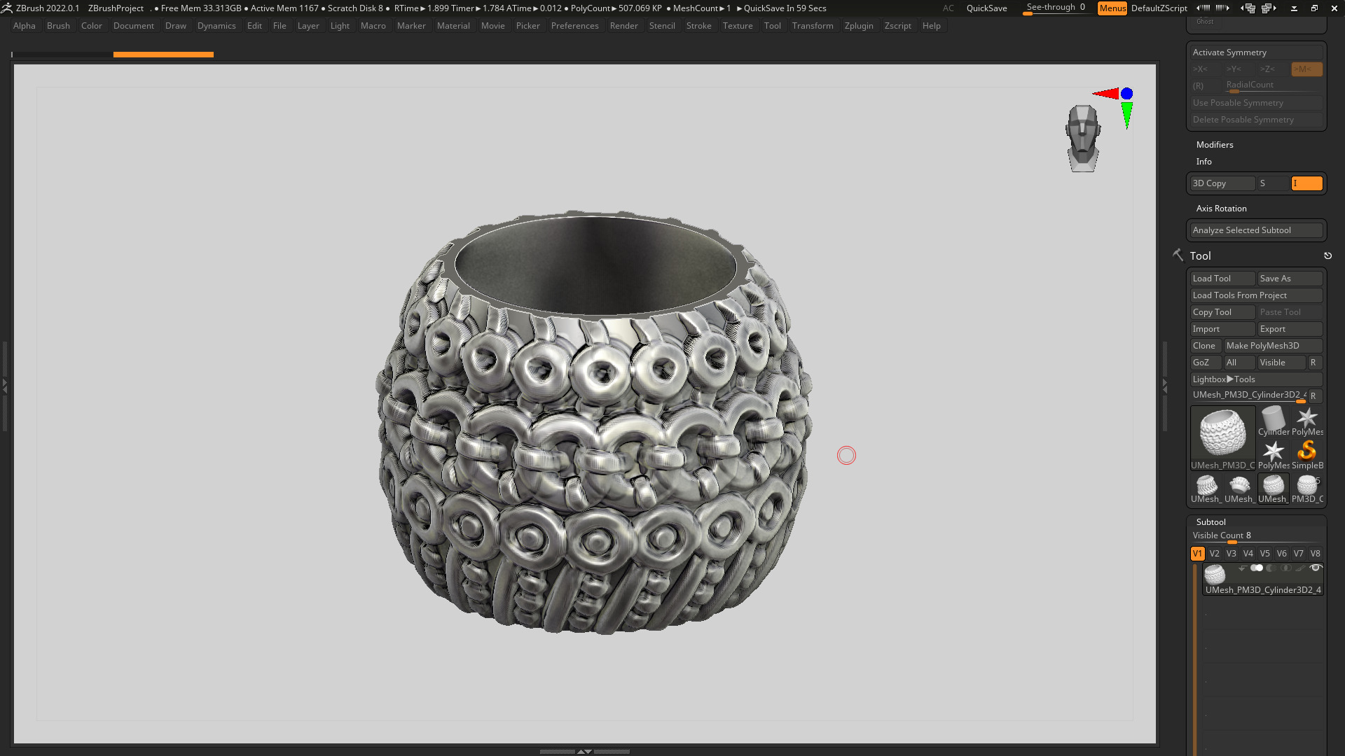 vase 3d print 410 3D print model_6
