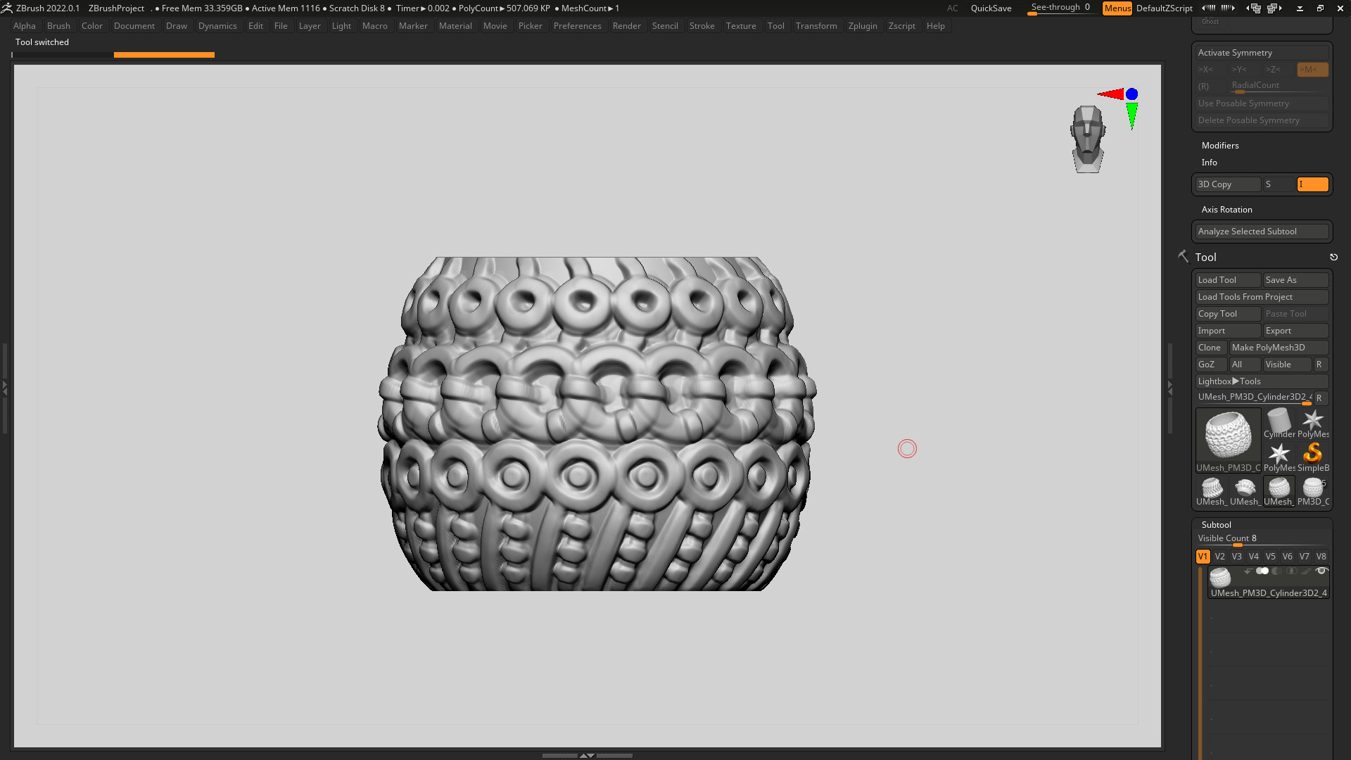 vase 3d print 410 3D print model_4