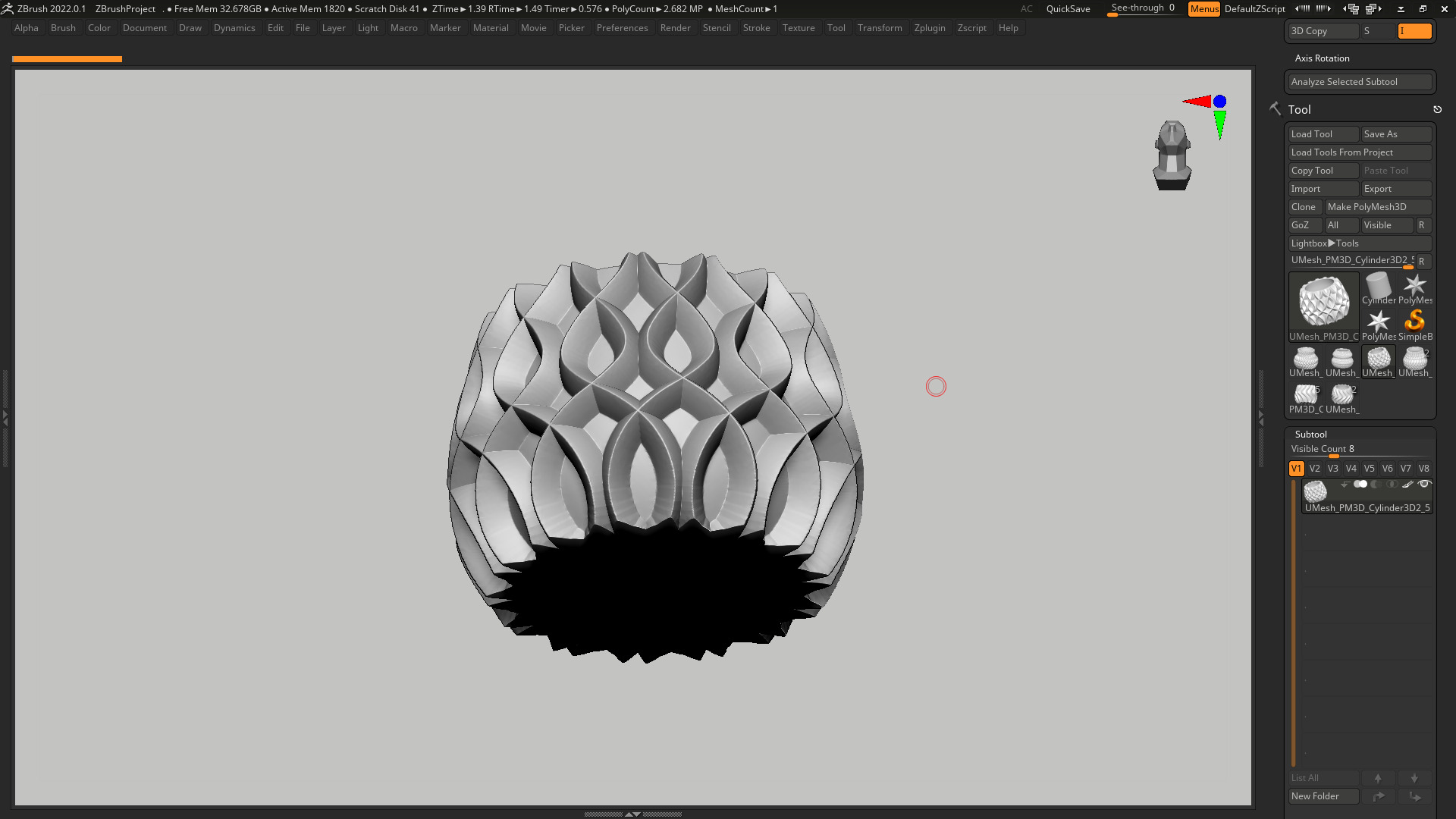 vase 3d print 406  3D print model_5