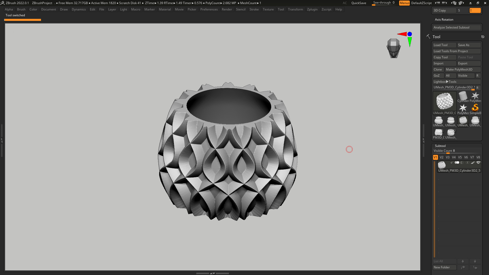 vase 3d print 406  3D print model_3