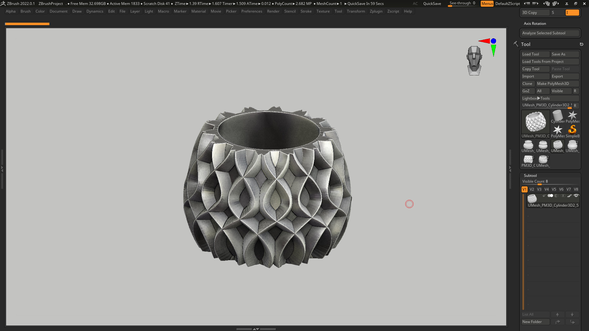 vase 3d print 406  3D print model_6