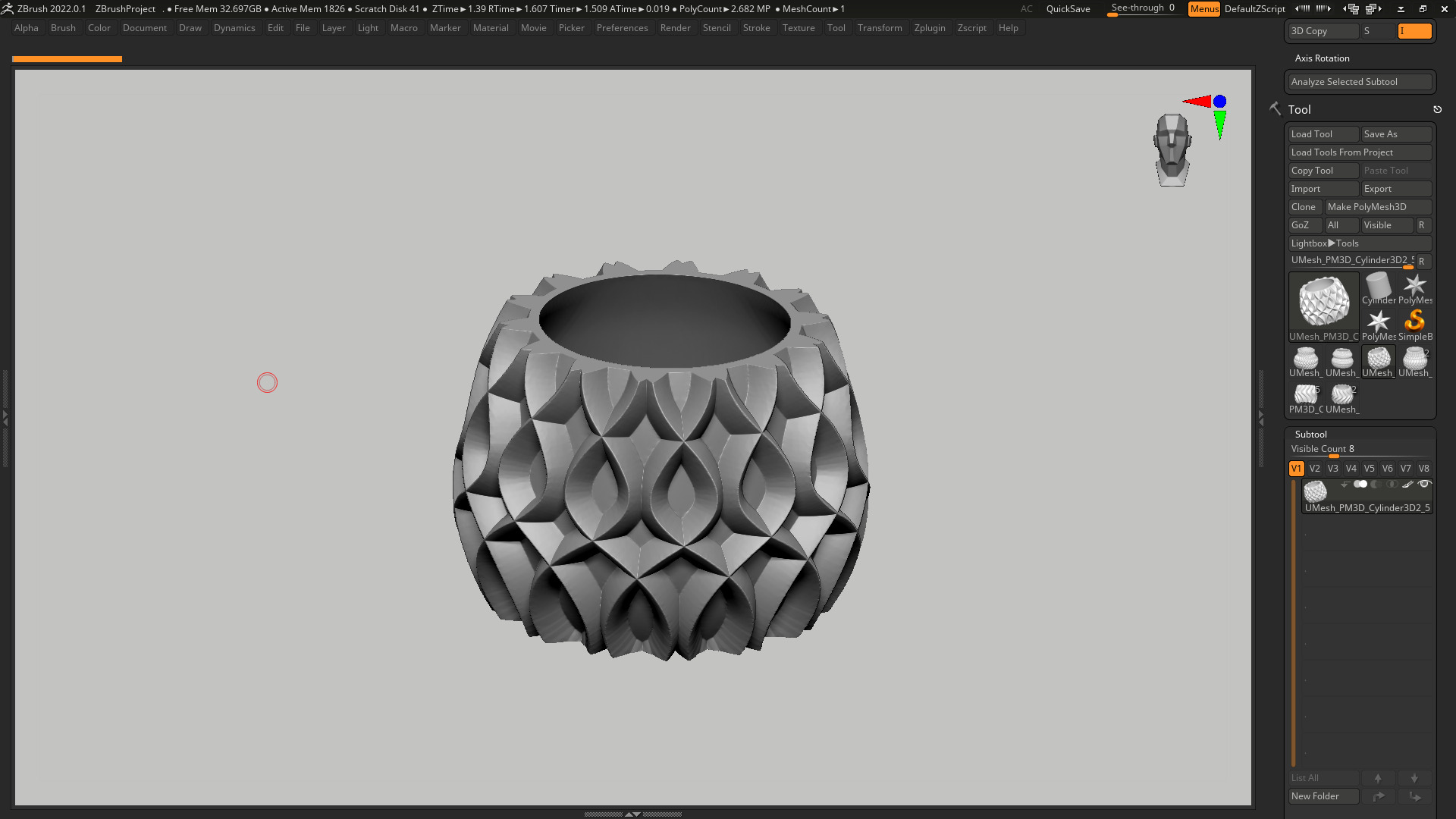 vase 3d print 406  3D print model_7