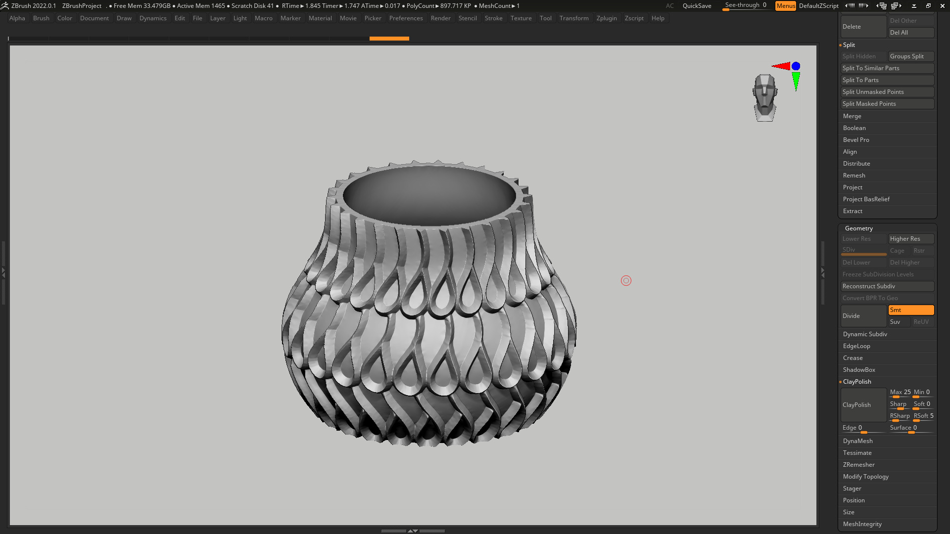 vase 3d print 405  3D print model_5