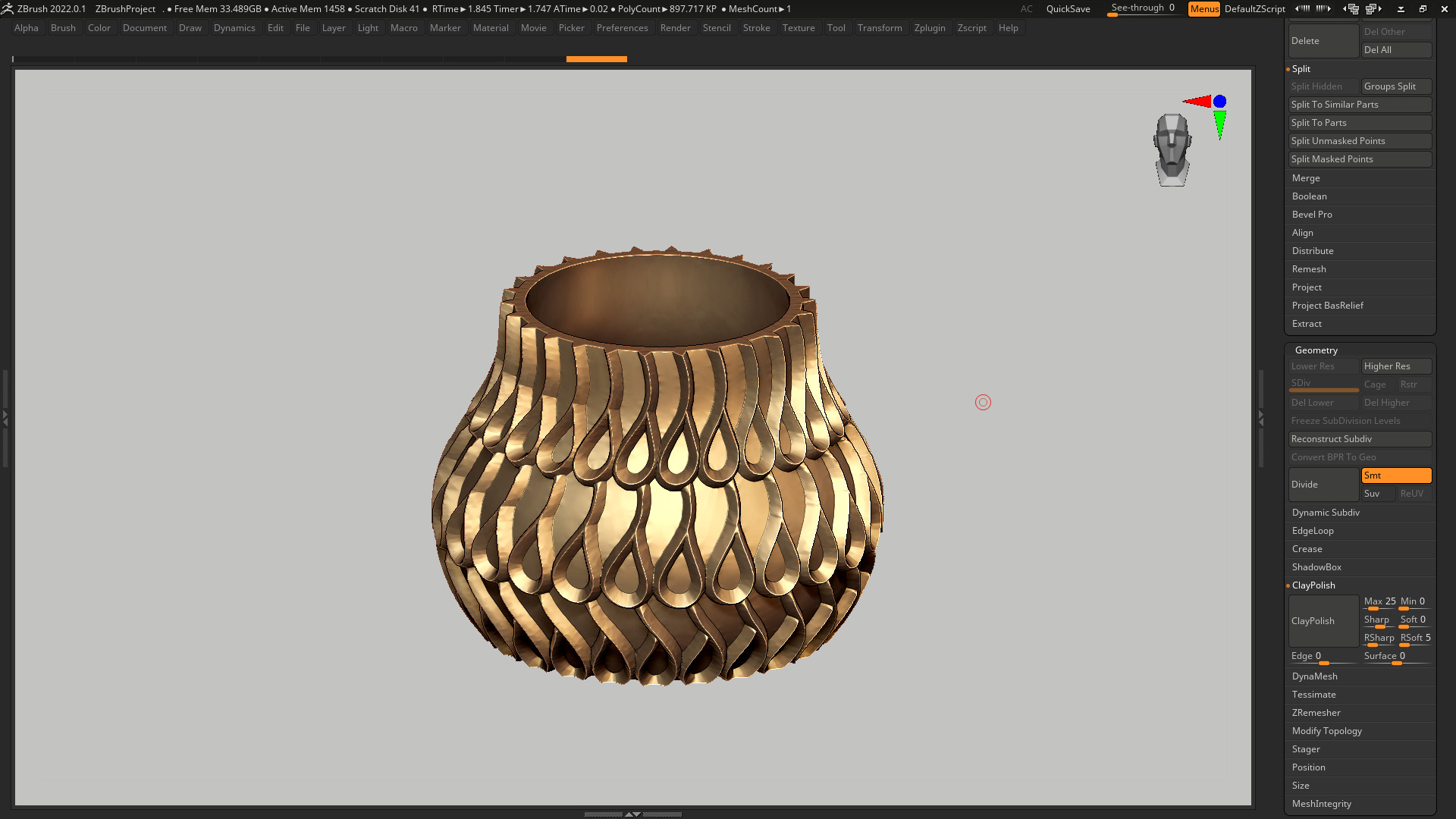 vase 3d print 405  3D print model_4