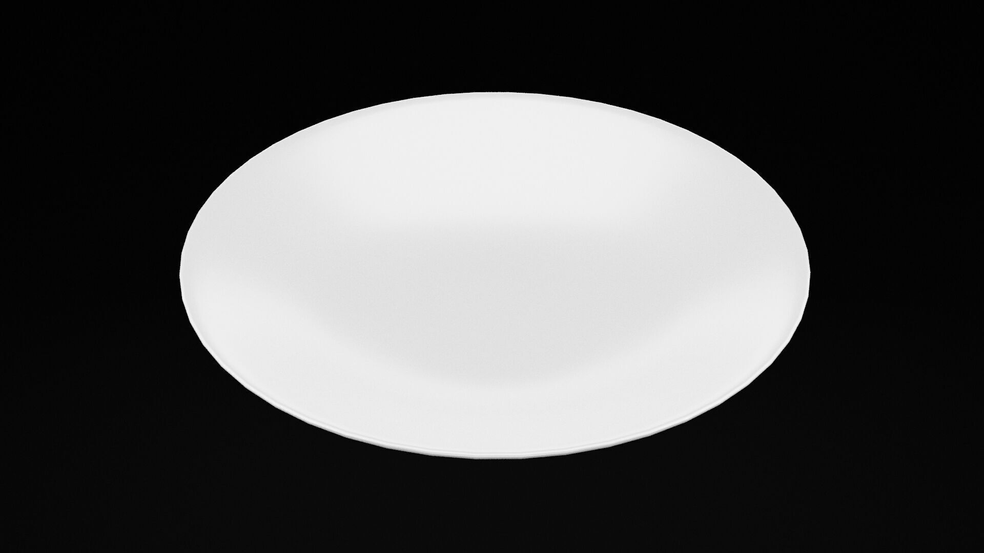 Eating Plate Low-poly 3D model_6