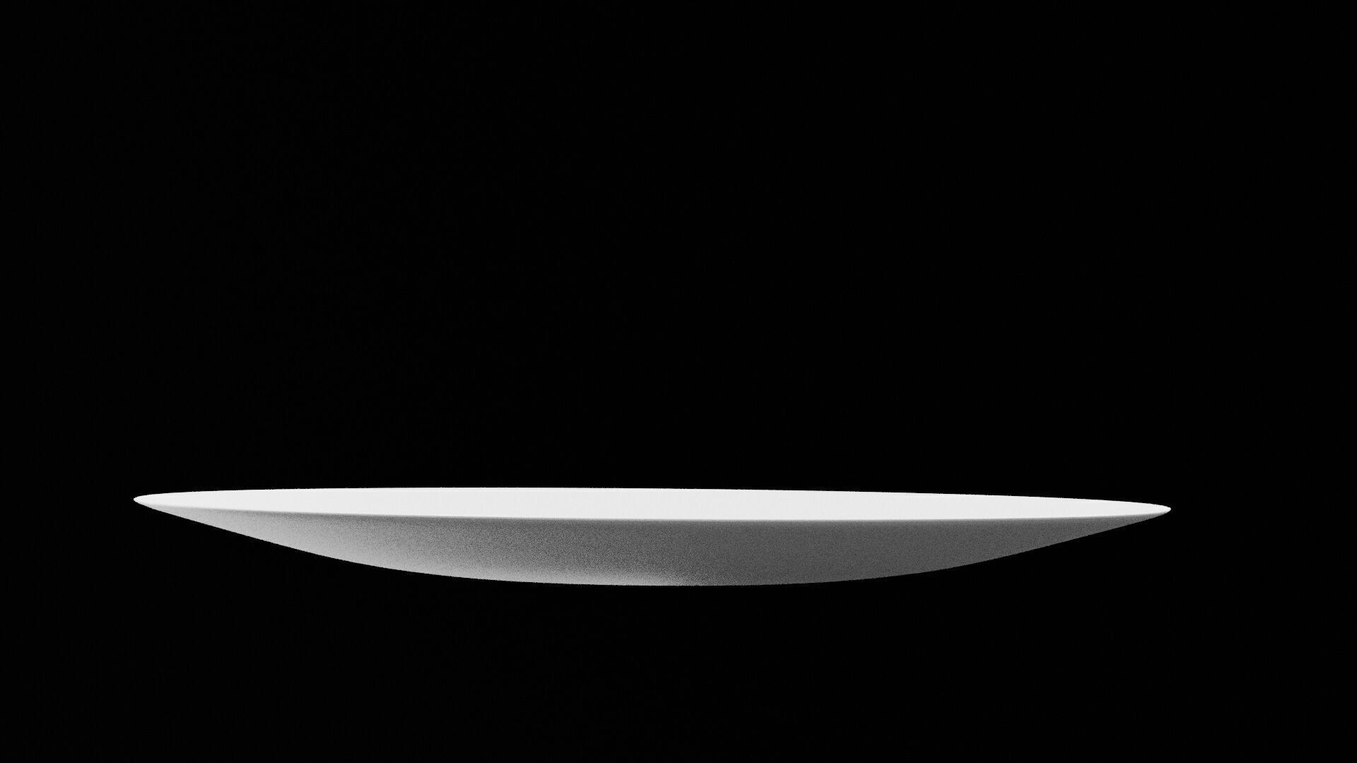 Eating Plate Low-poly 3D model_4