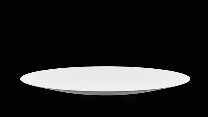 Eating Plate Low-poly 3D model