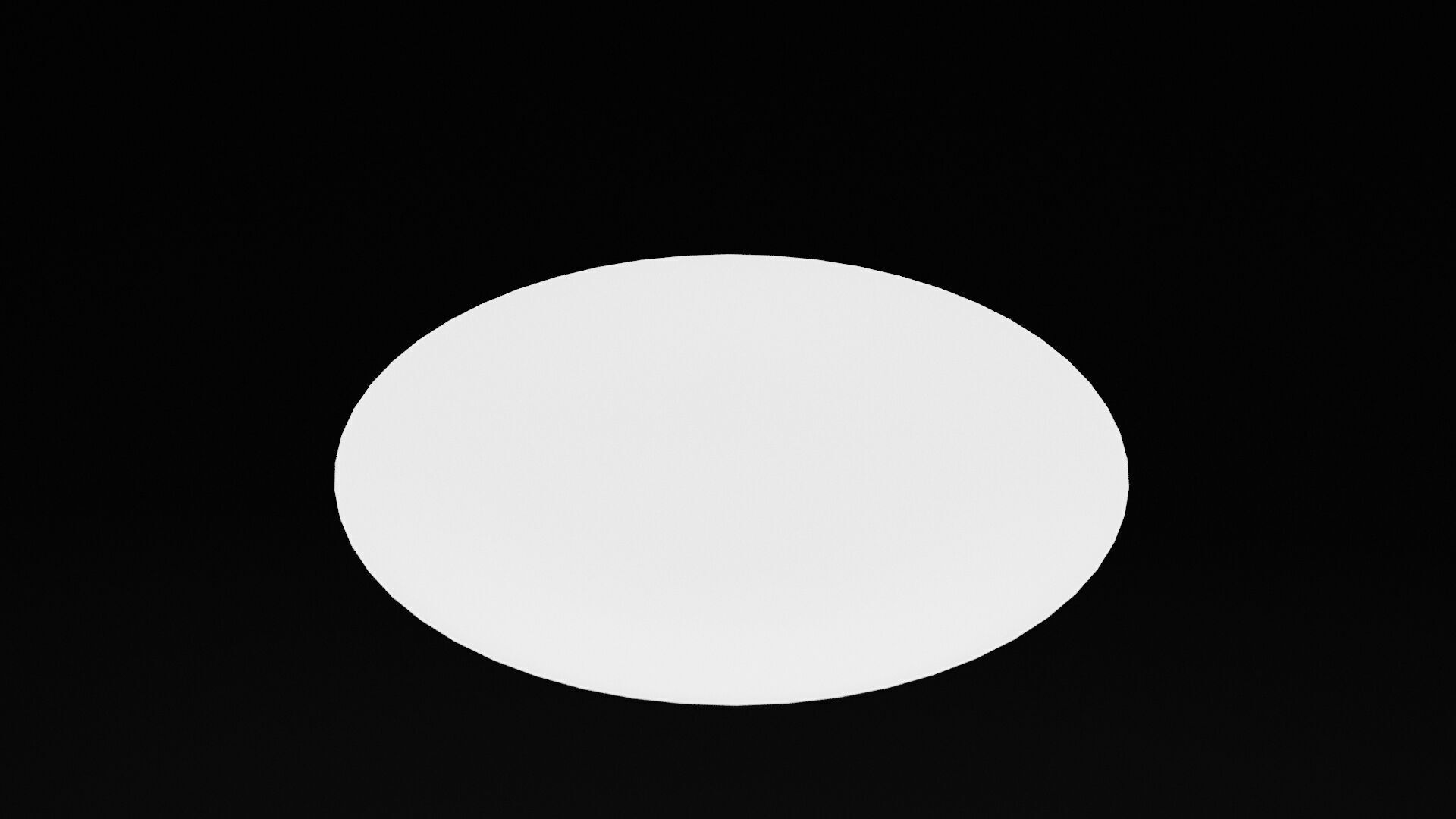 Eating Plate Low-poly 3D model_1