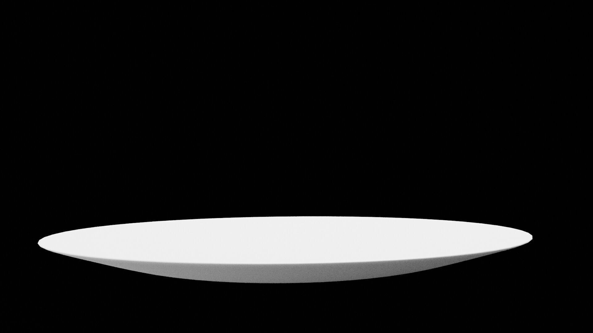 Eating Plate Low-poly 3D model_2
