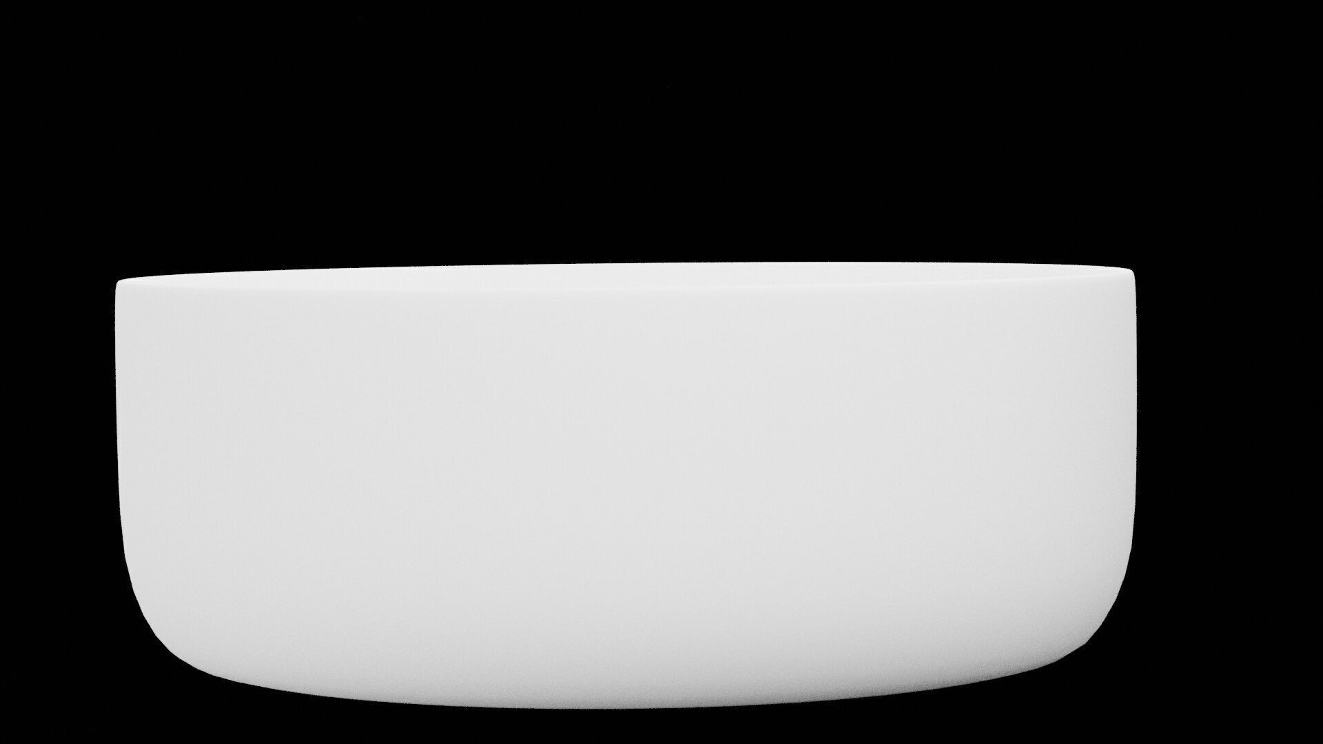 Eating Plate Low-poly 3D model_2