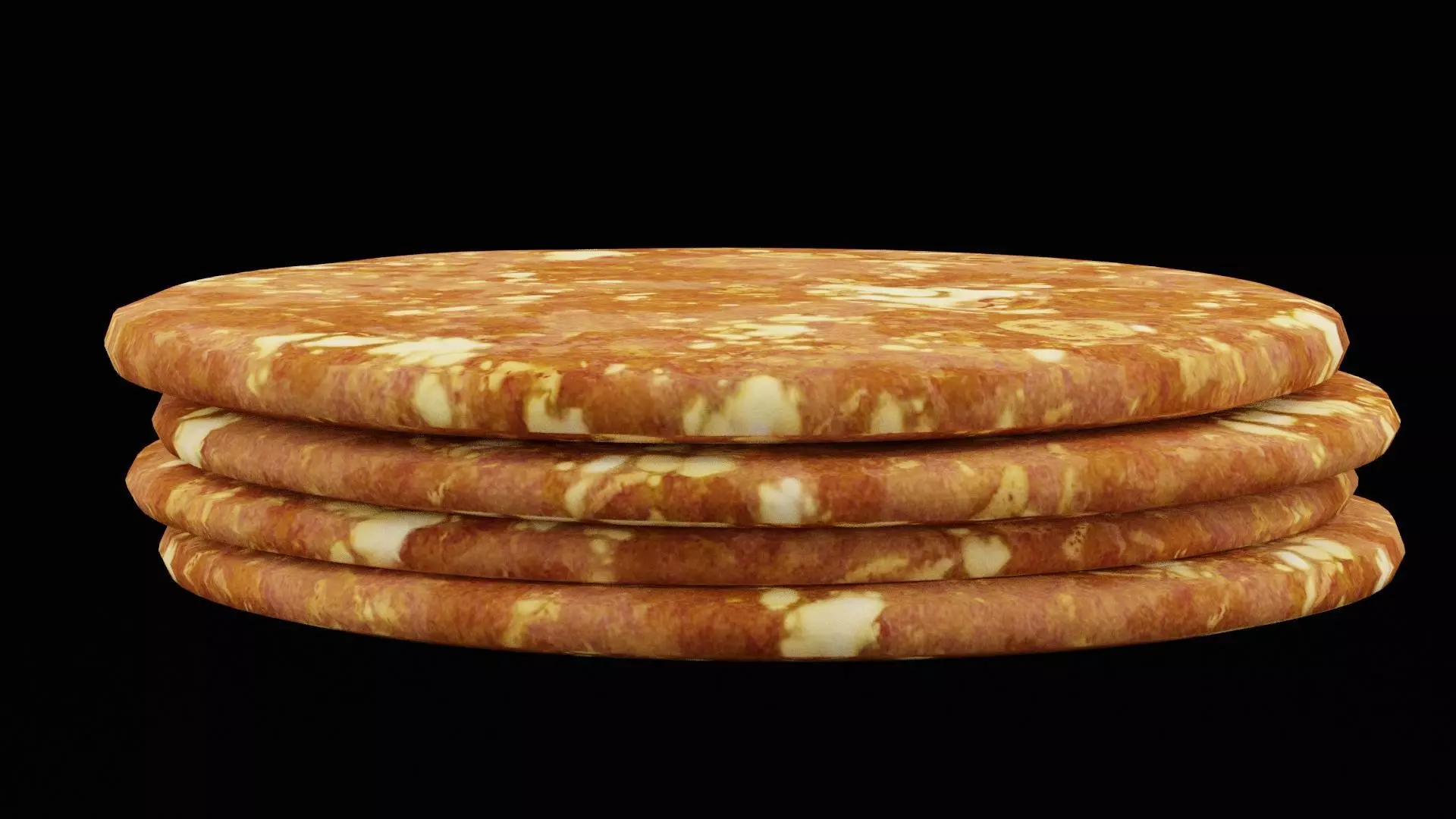 Pancake Dessert Low-poly 3D model