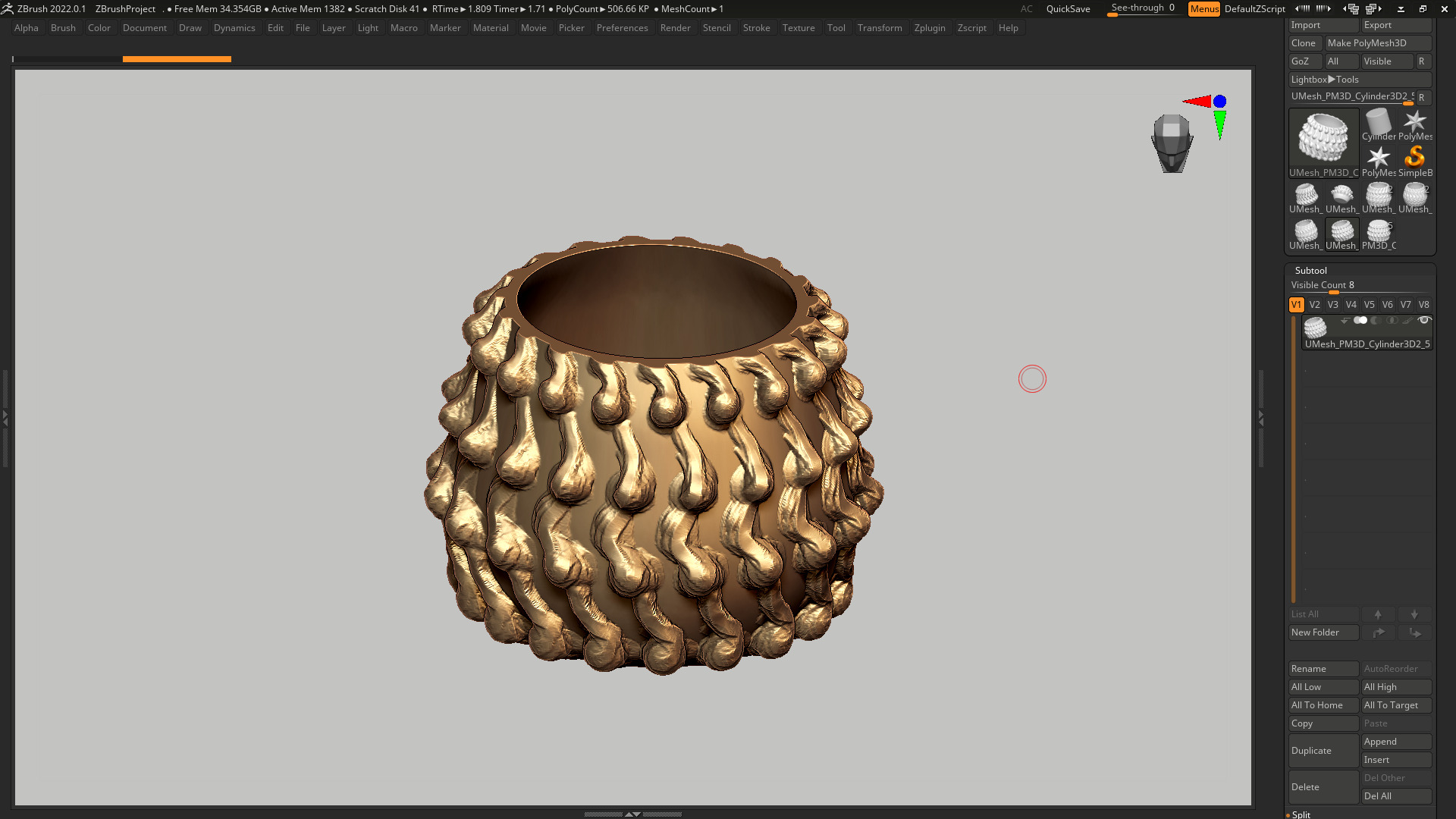 vase 3d print 398  3D print model_8