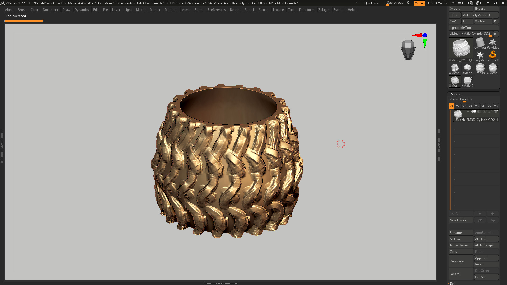 vase 3d print 397  3D print model_3
