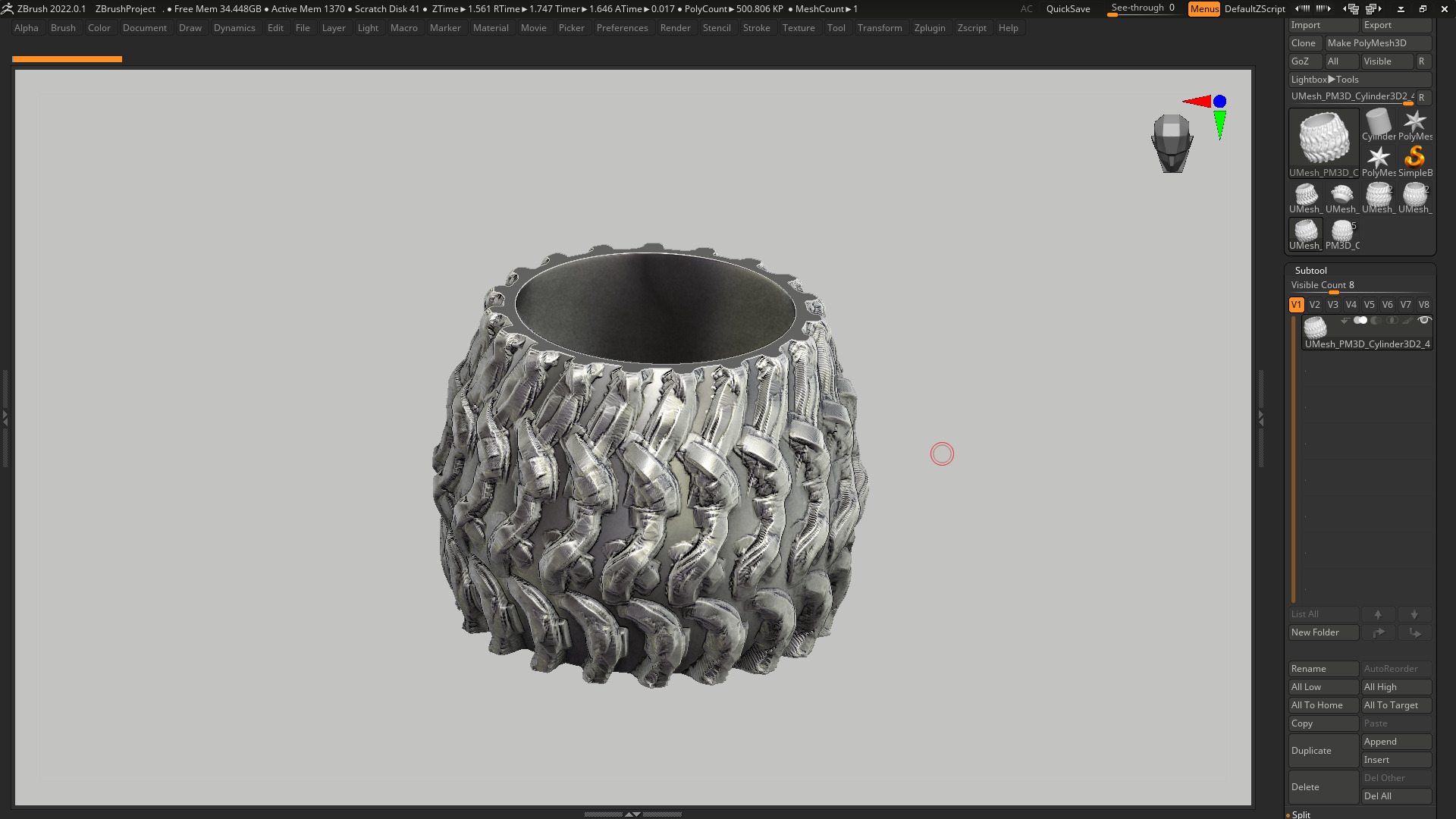 vase 3d print 397  3D print model_6