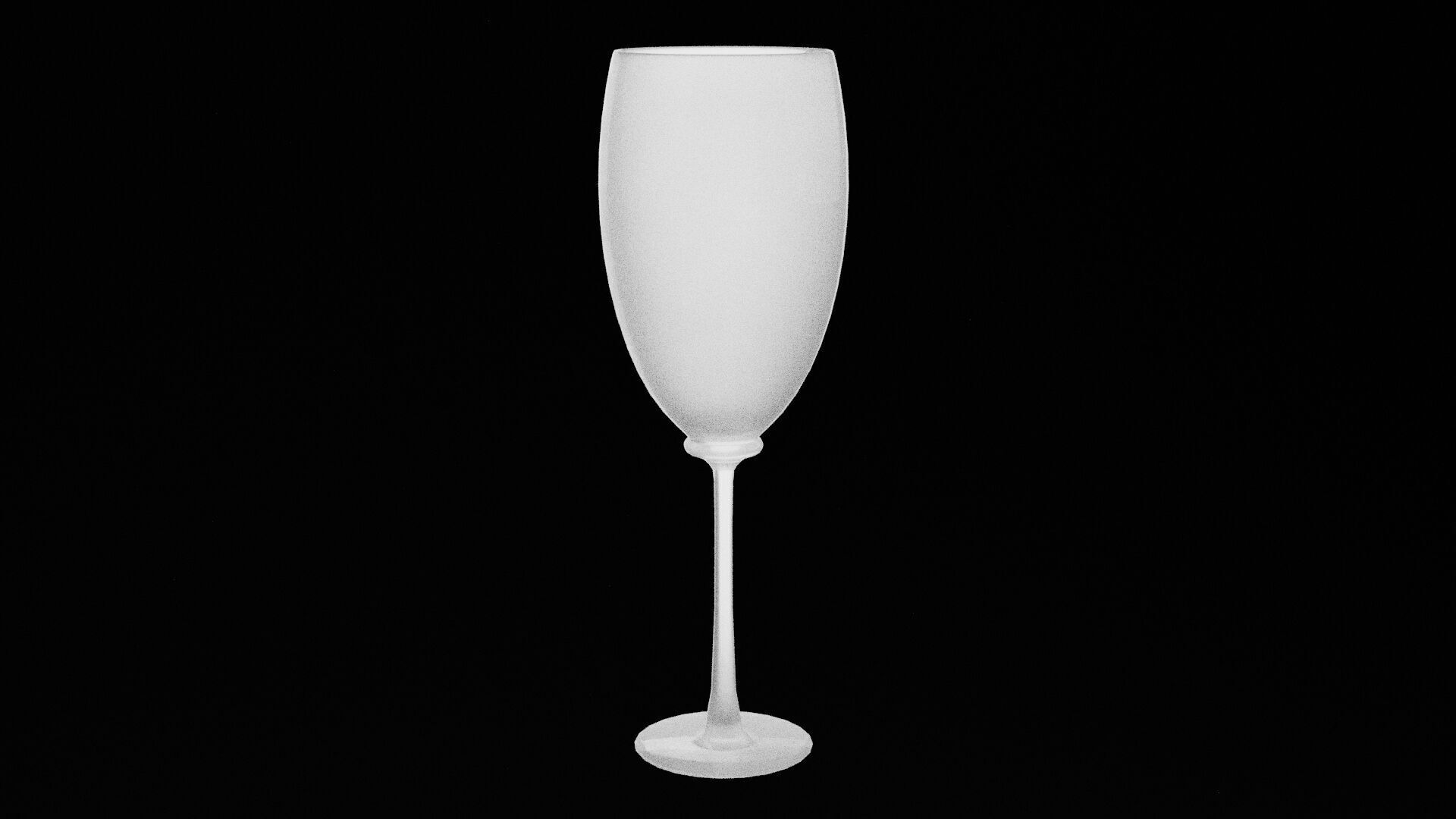 Elegant Glass Cup Low-poly 3D model_5