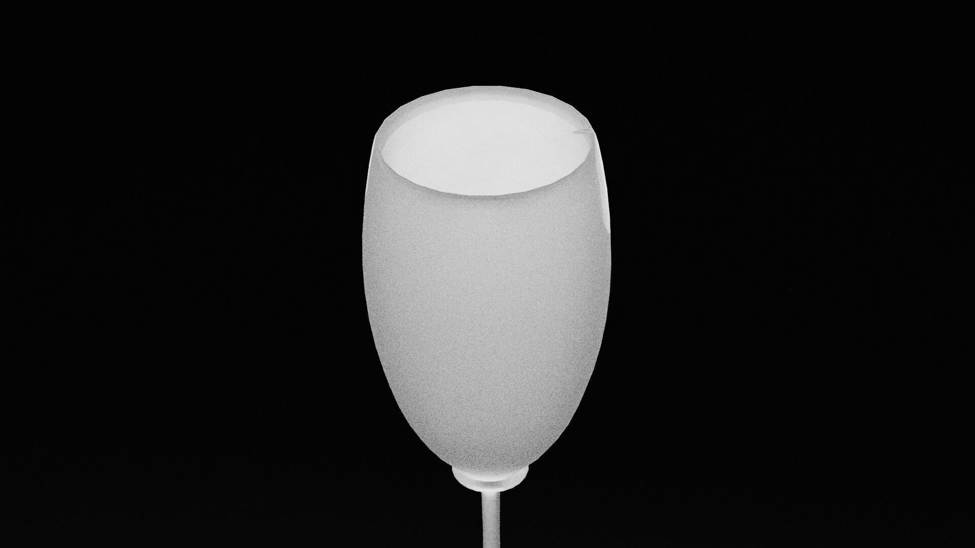 Elegant Glass Cup Low-poly 3D model_4