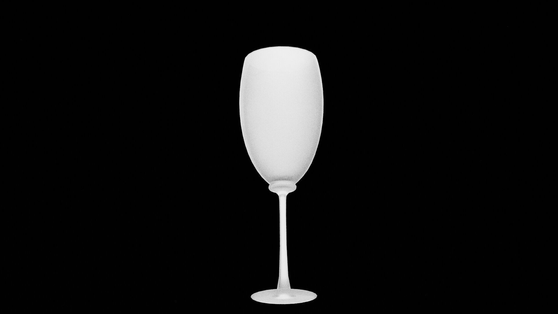 Elegant Glass Cup Low-poly 3D model_2