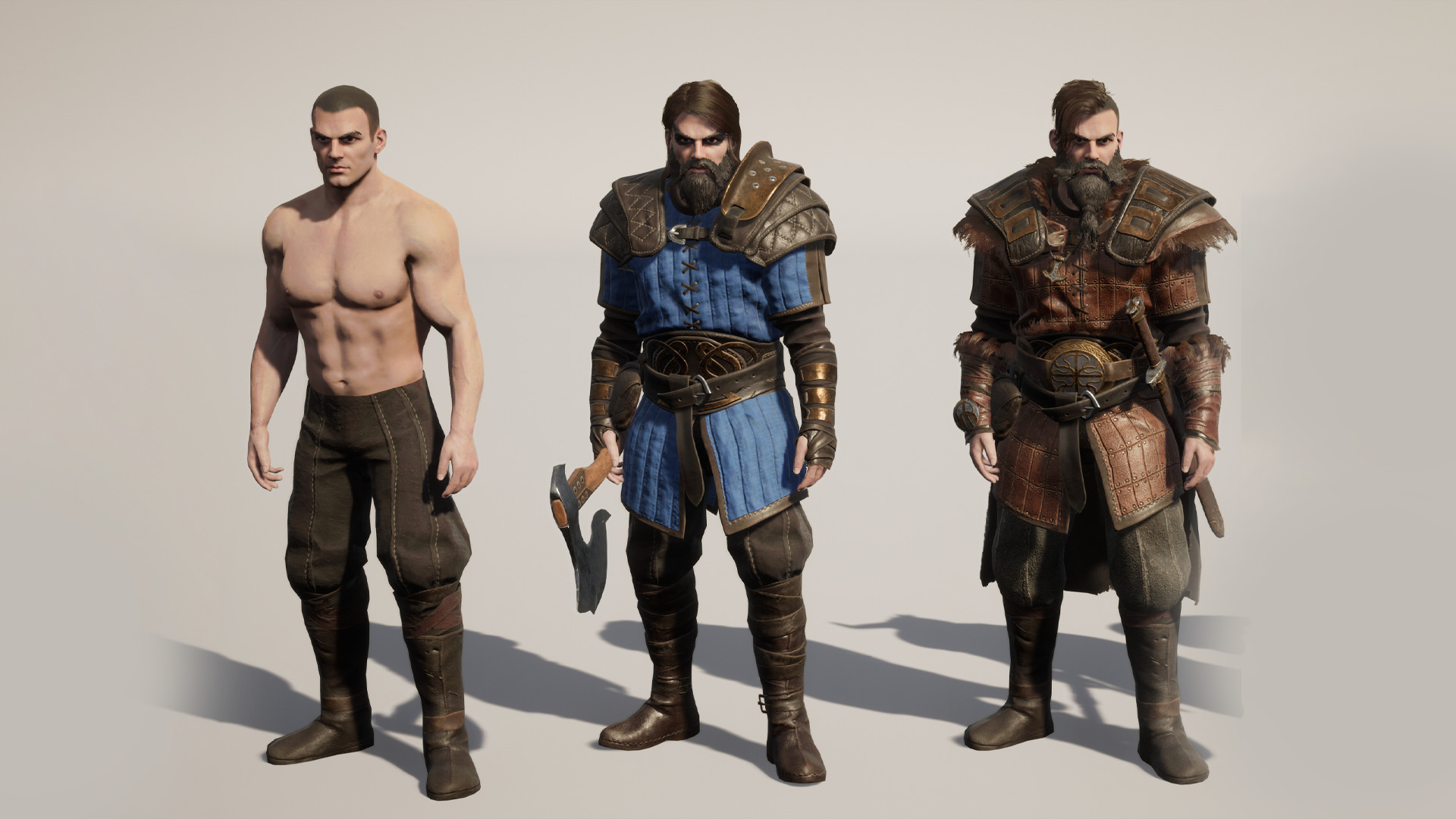 Viking Armour Collection Pack Low-poly 3D model_10