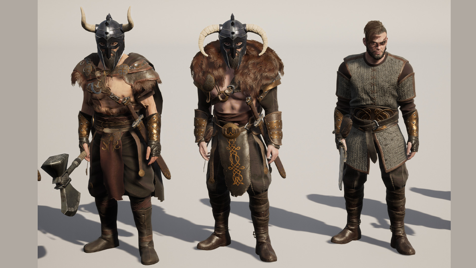 Viking Armour Collection Pack Low-poly 3D model_8