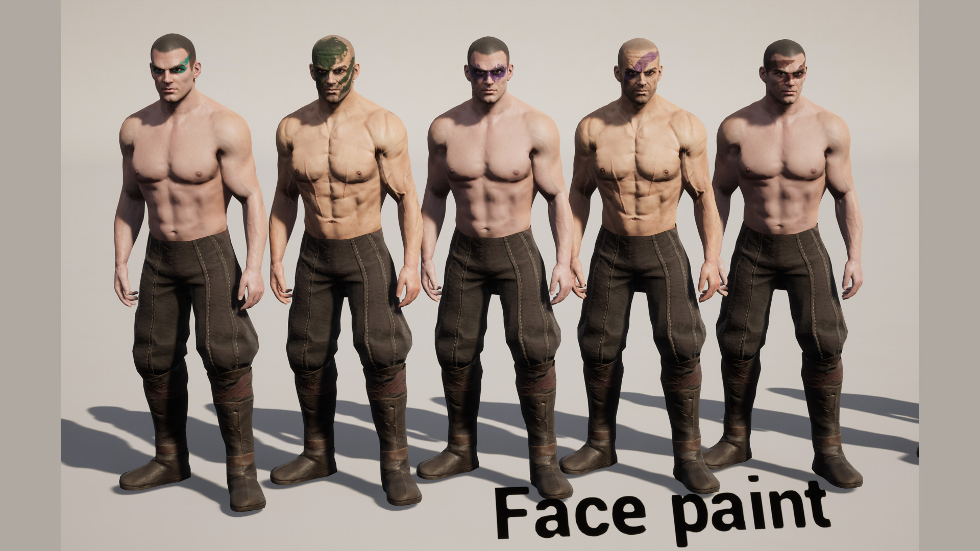 Viking Armour Collection Pack Low-poly 3D model_20