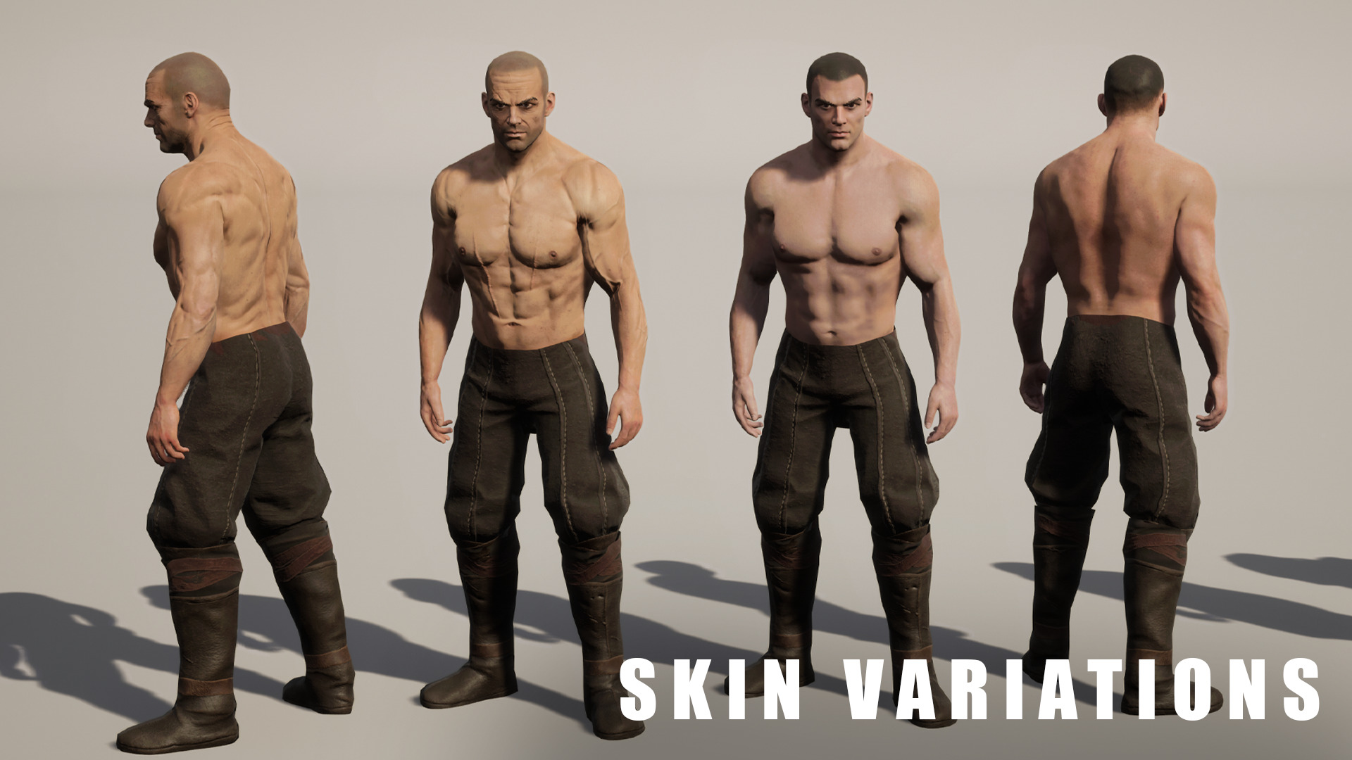 Viking Armour Collection Pack Low-poly 3D model_19