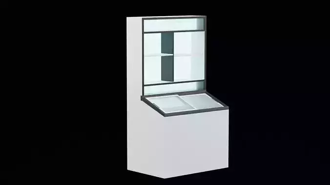 Ice Cream Market Fridge