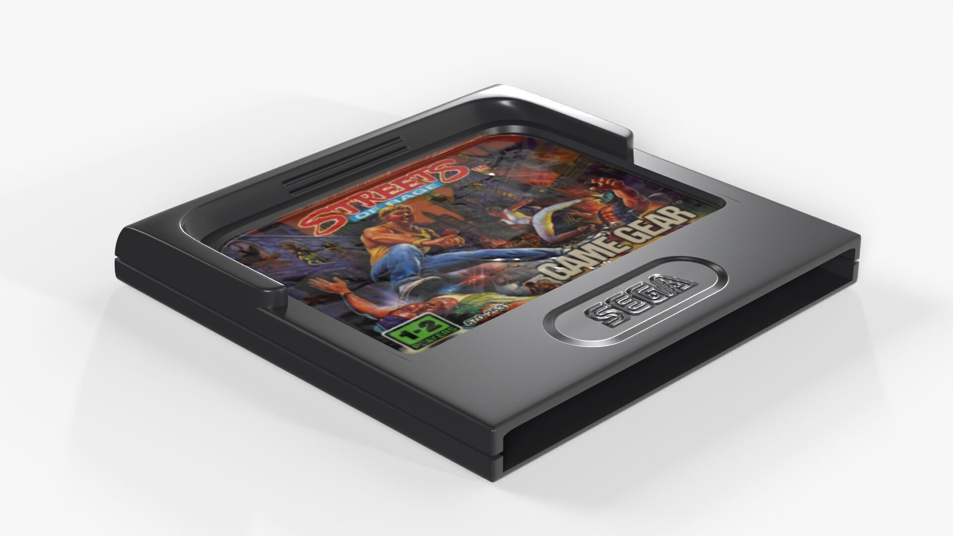 Sega Game Gear Low-poly 3D model_11