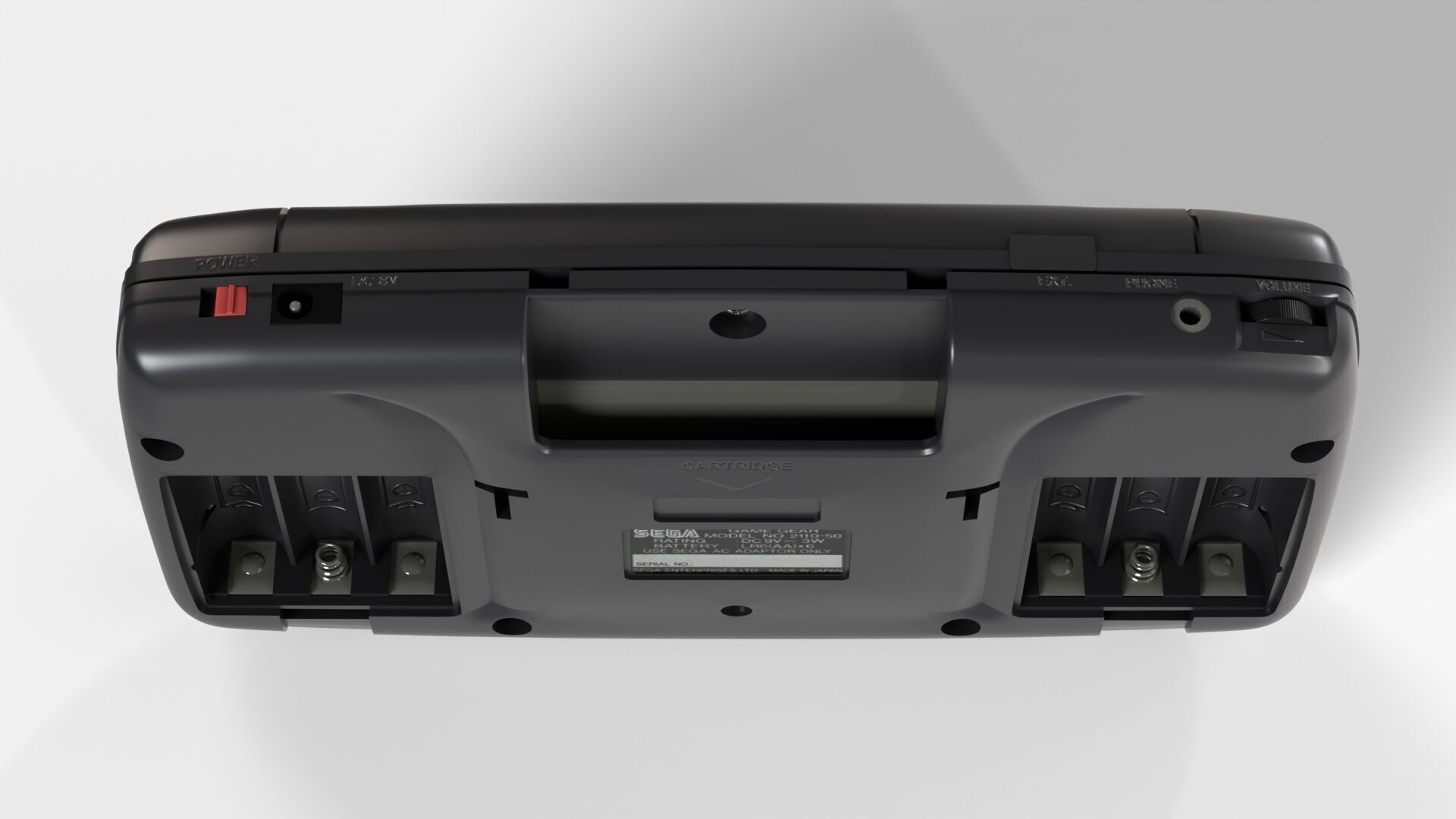Sega Game Gear Low-poly 3D model_8
