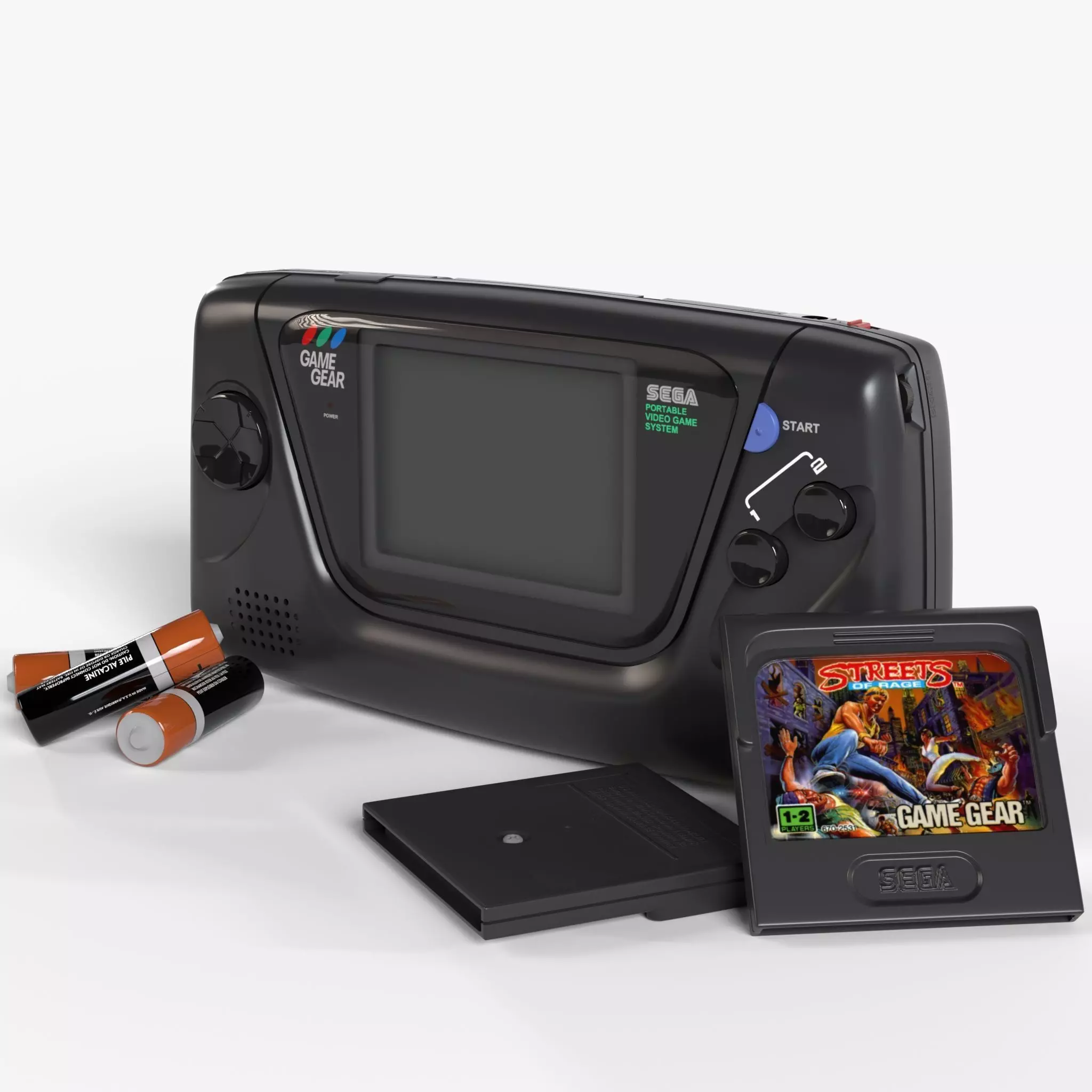 Sega Game Gear Low-poly 3D model_0