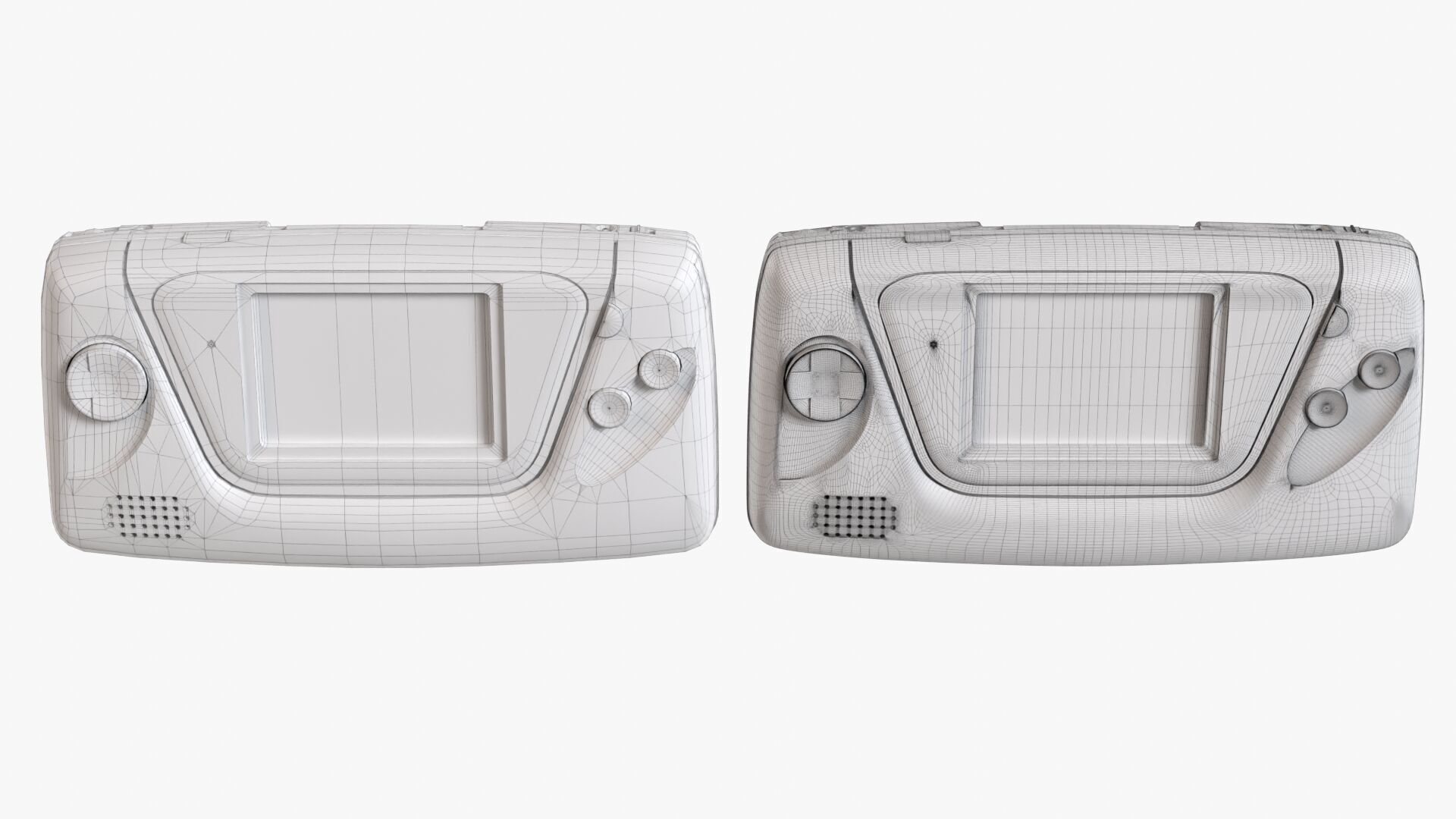 Sega Game Gear Low-poly 3D model_13