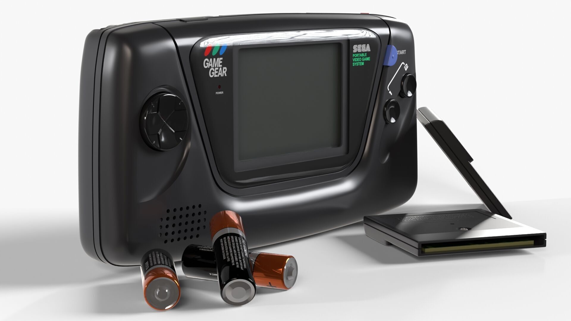Sega Game Gear Low-poly 3D model_3