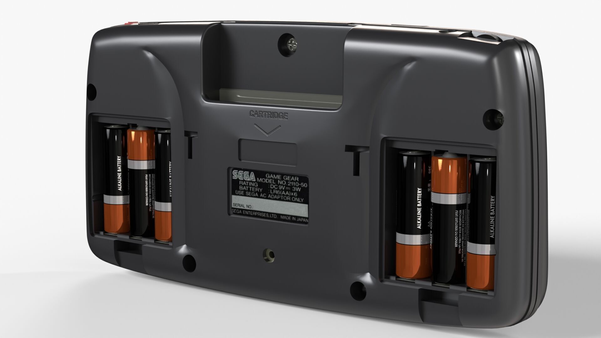 Sega Game Gear Low-poly 3D model_7