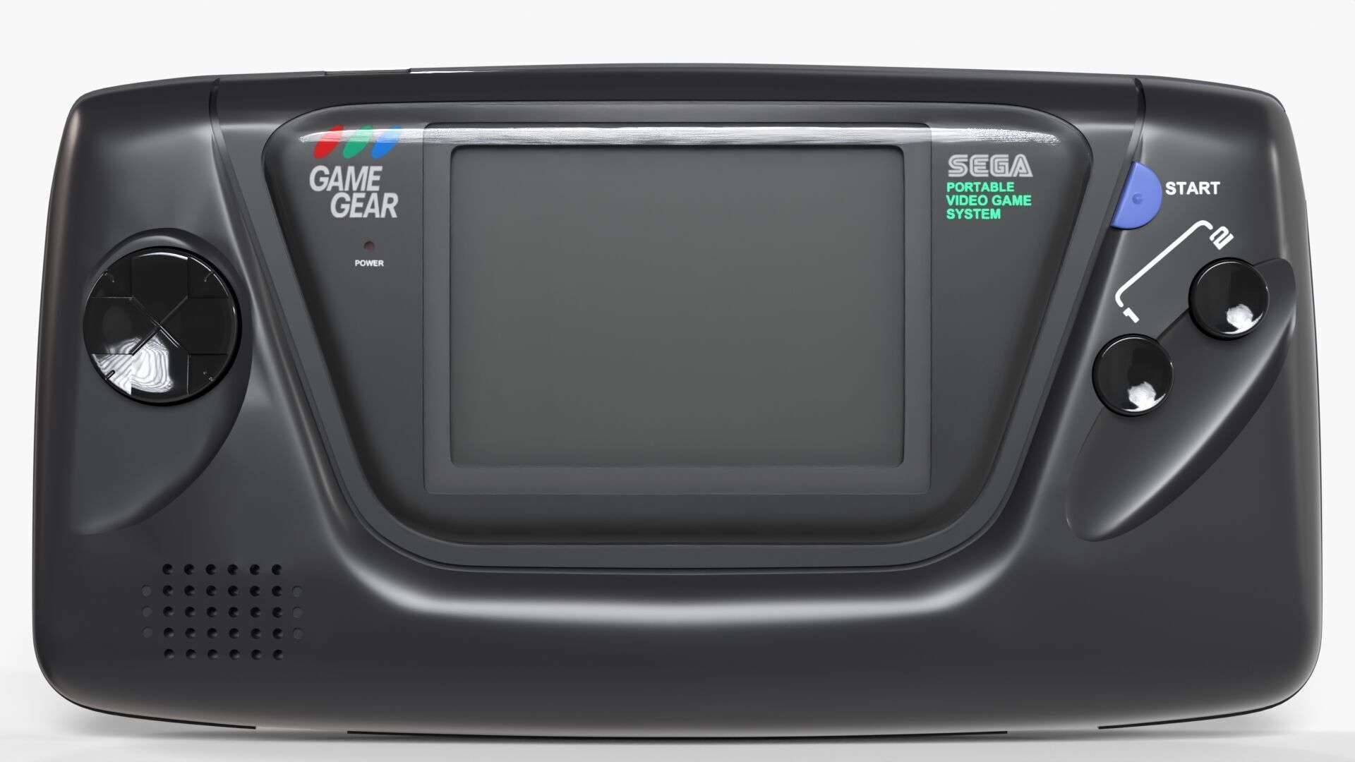 Sega Game Gear Low-poly 3D model_4