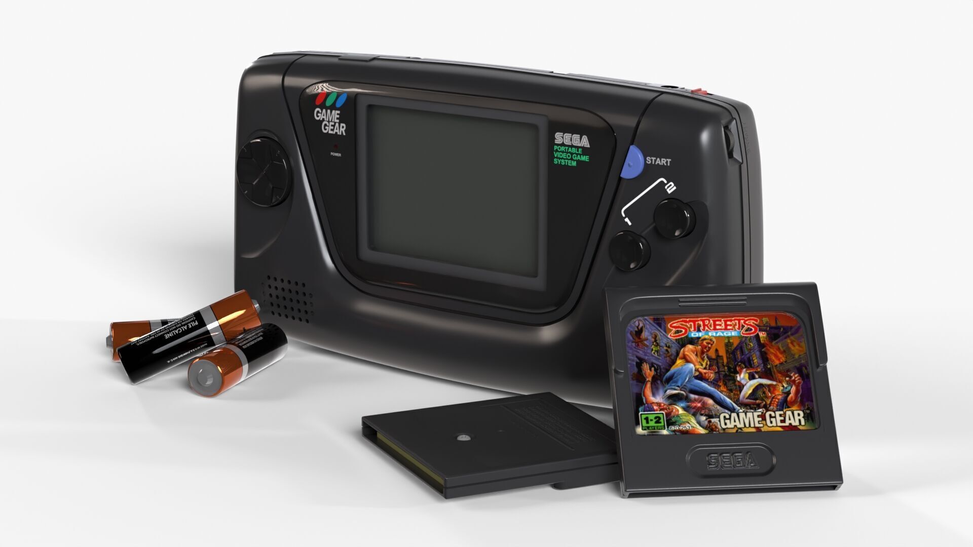 Sega Game Gear Low-poly 3D model_2