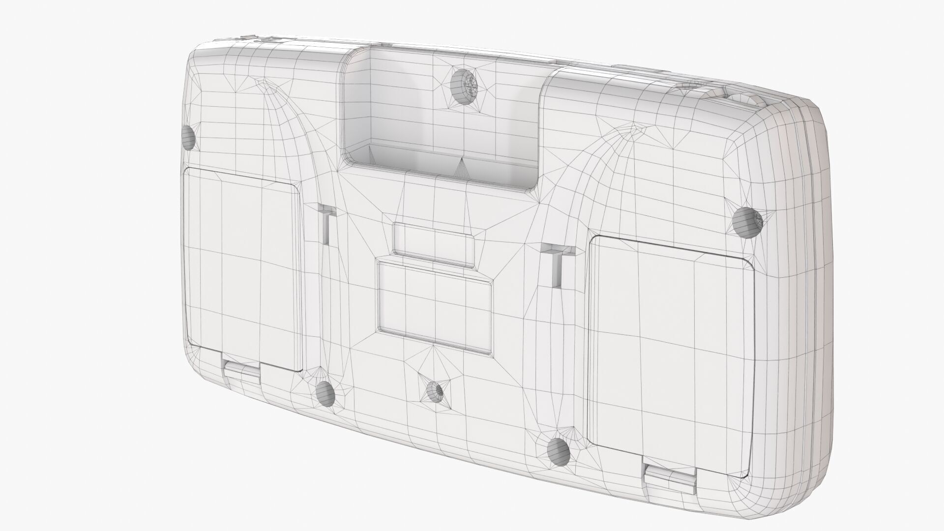Sega Game Gear Low-poly 3D model_16