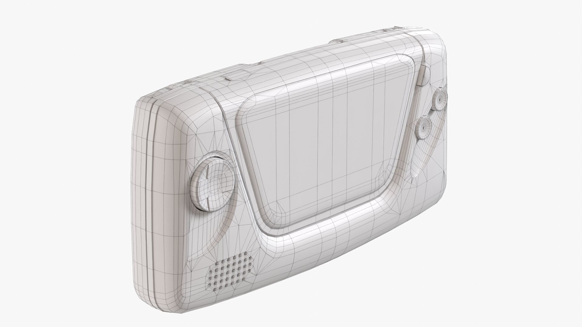 Sega Game Gear Low-poly 3D model_17