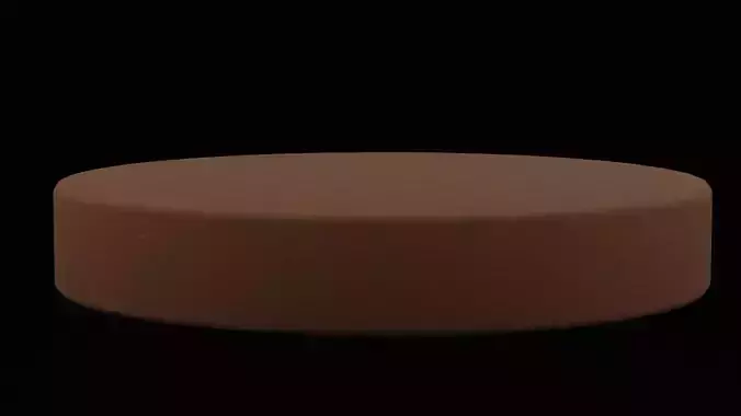 Chocolate Cake Dessert Low-poly 3D model