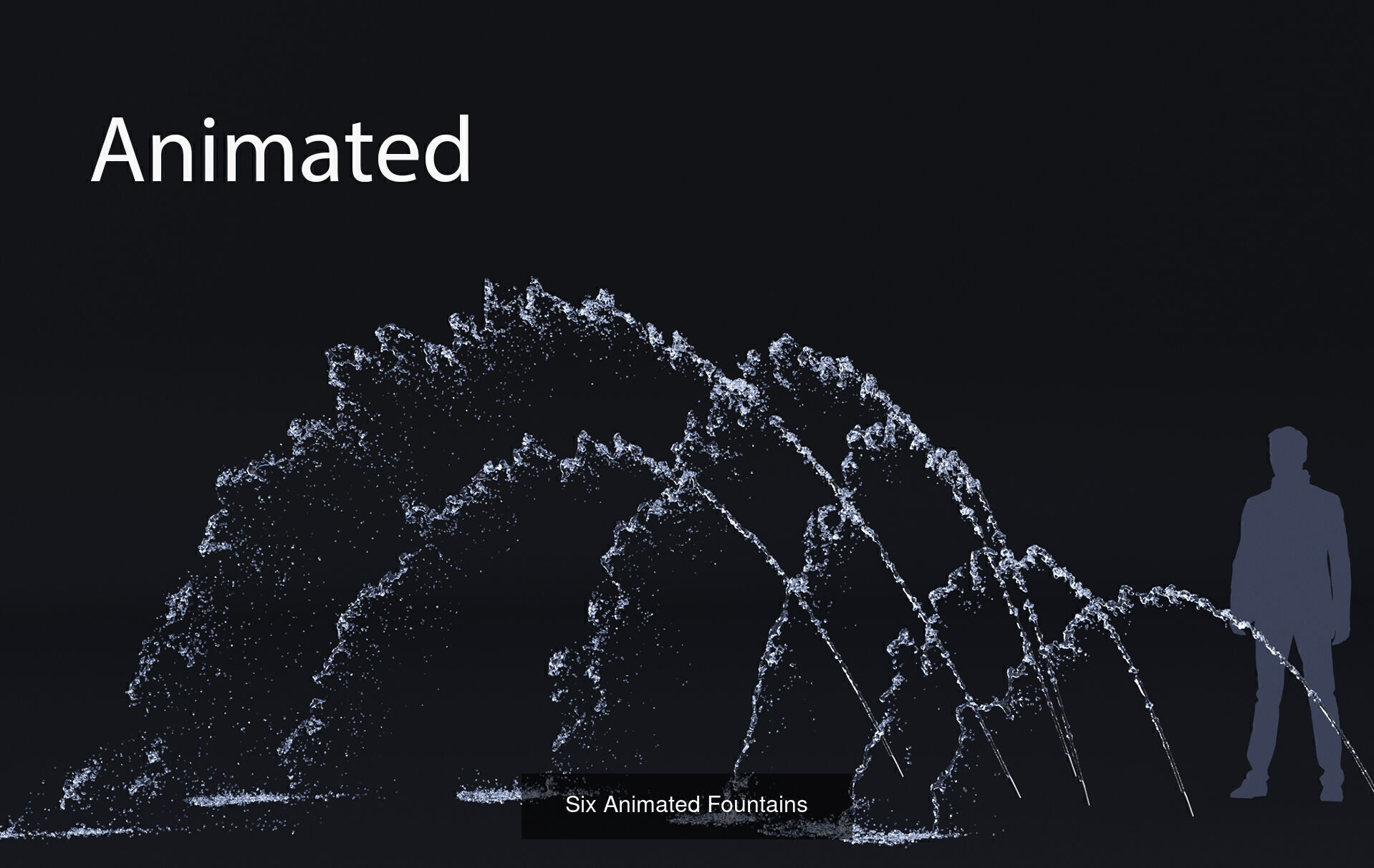 Animated Collection of Waterfalls and Fountains _17