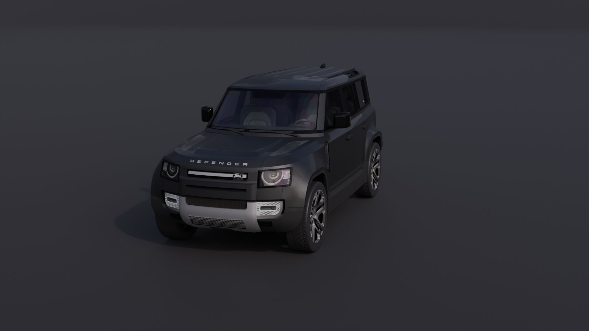 Land Rover Defender 110 Low-poly 3D model_26