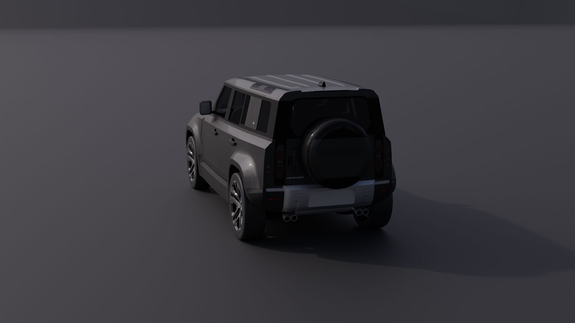 Land Rover Defender 110 Low-poly 3D model_8