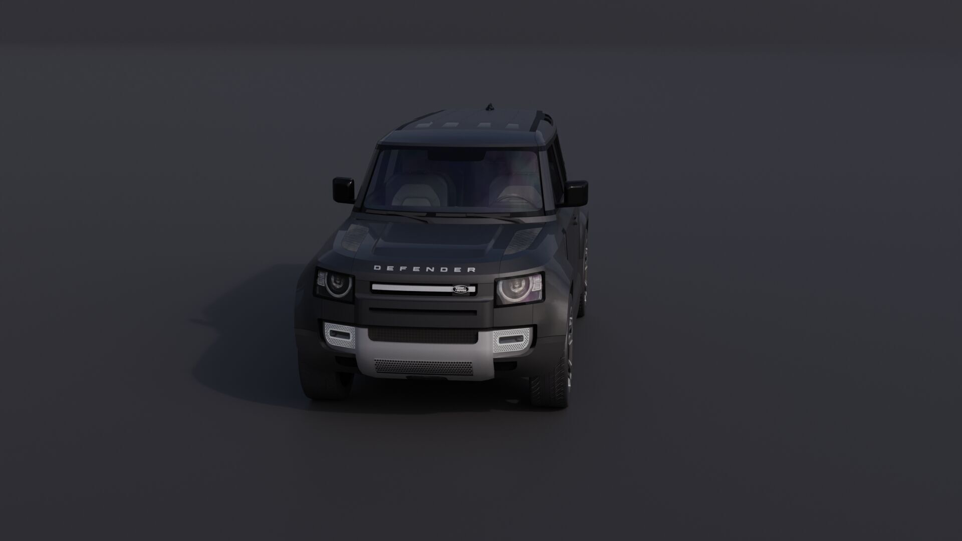 Land Rover Defender 110 Low-poly 3D model_25