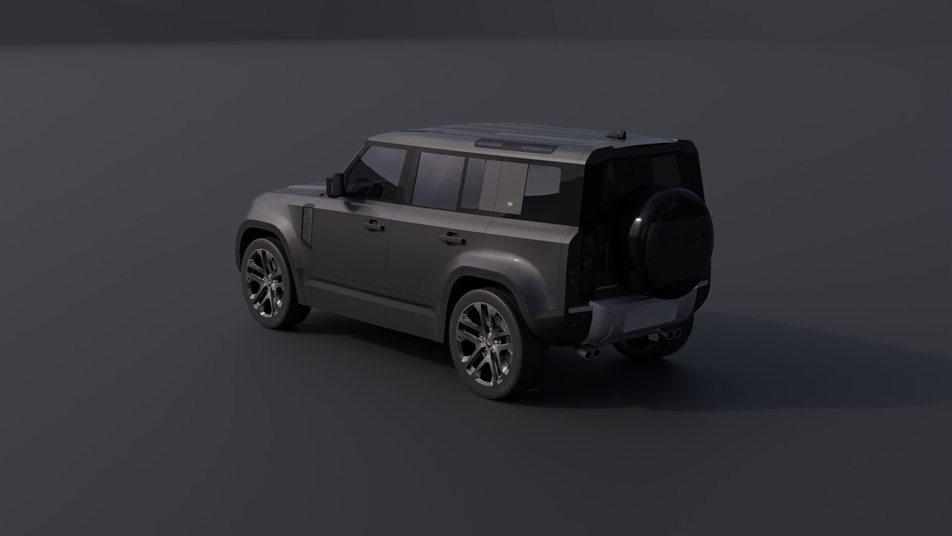 Land Rover Defender 110 Low-poly 3D model_6
